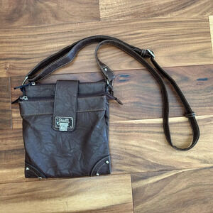 Rosetti Brown Crossbody Bag
